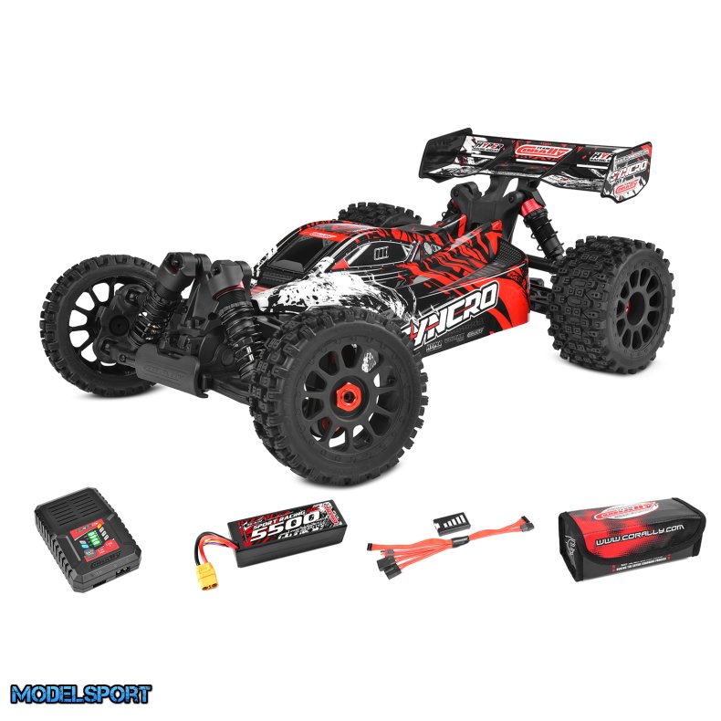 Team Corally - Syncro RTR - Drive'n Go Pack 3S - Red Color