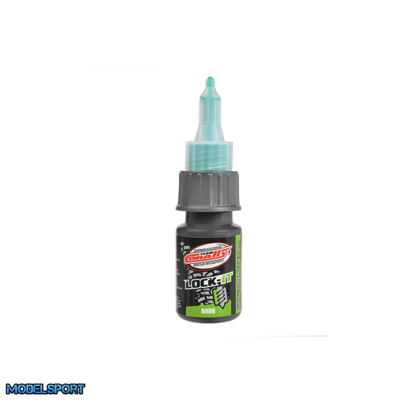 Team Corally - Lock-it 400 - Screw Fix - Hard - Green - 10gr