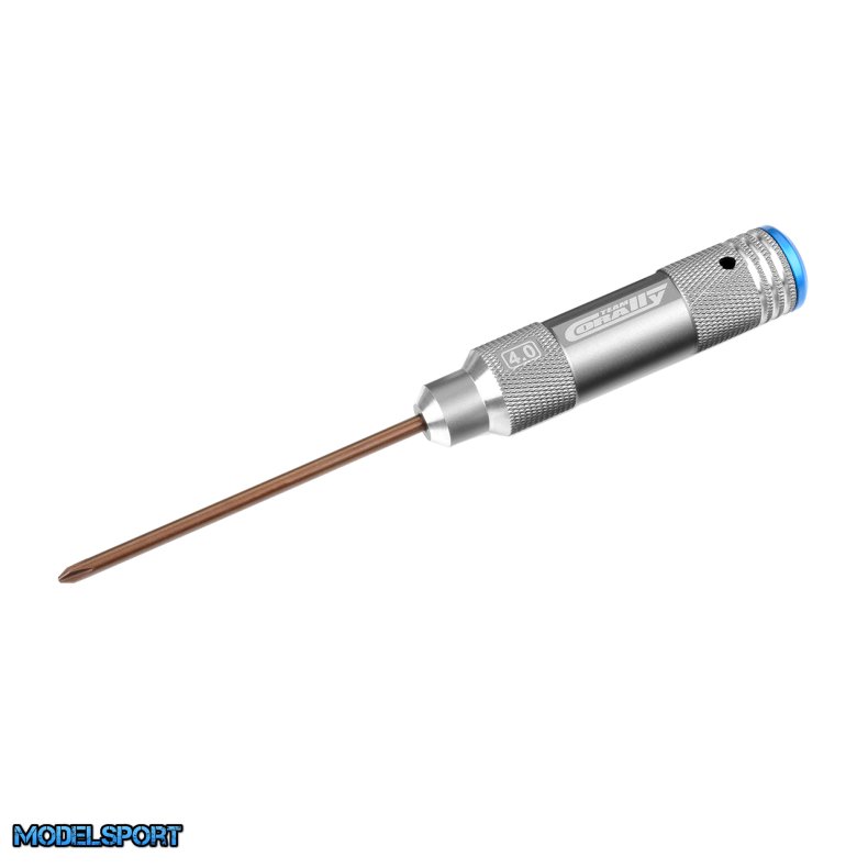Team Corally - Factory Pro Tool - Hardened Tip - Alu Grip - Phillips 4.0mm