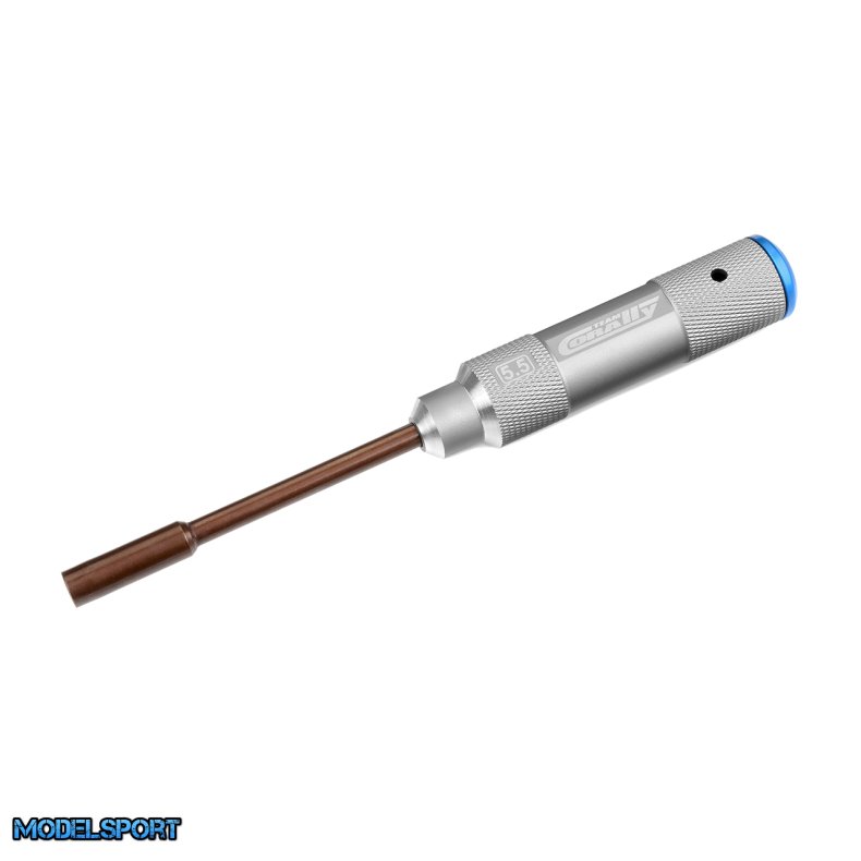 Team Corally - Factory Pro Tool - Hardened Tip - Alu Grip - Nut M3 5.5mm