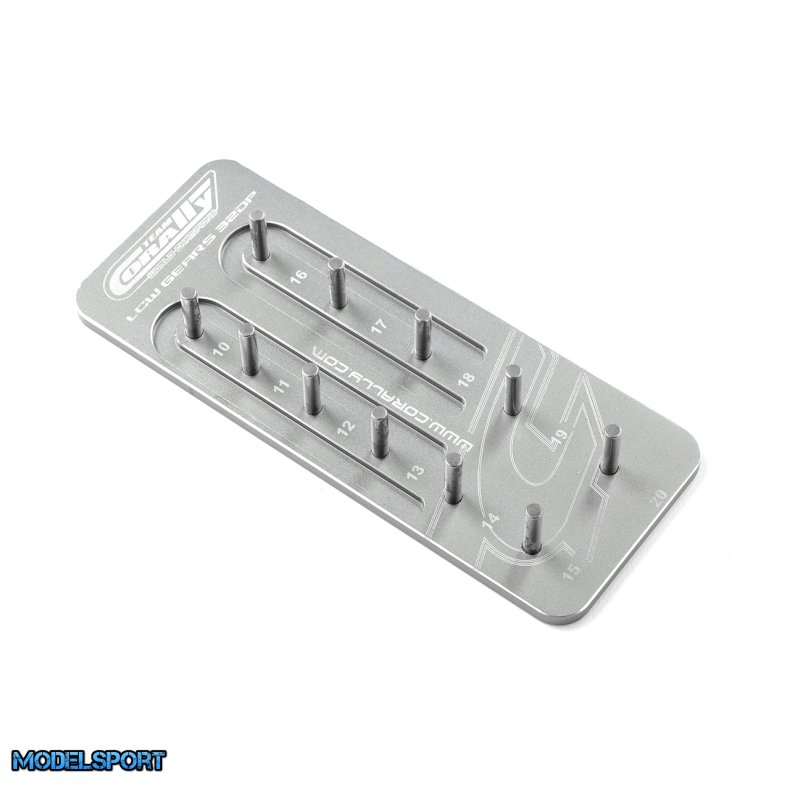 Team Corally - Pinion Caddy 32DP - 11 Pinions - � 3.17mm