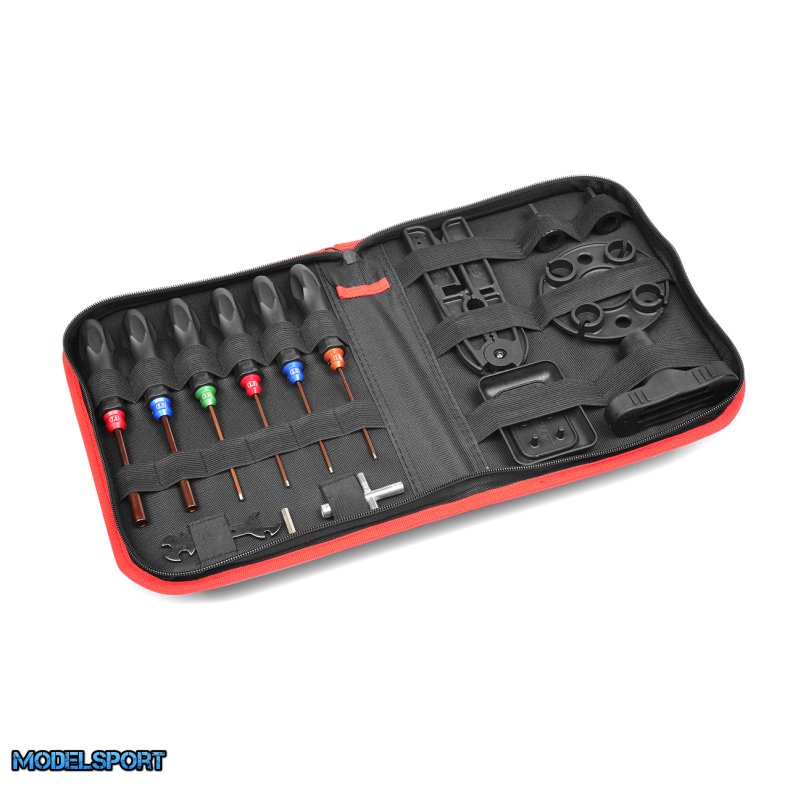 Team Corally - RC Car Tool Set - Incl. Tool Bag - 16 pcs Tools