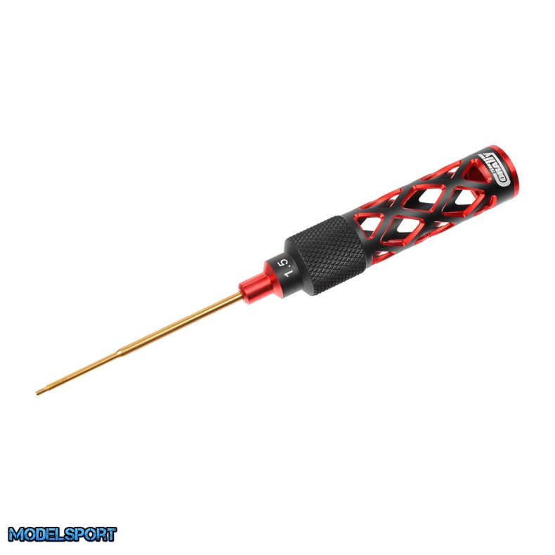 Team Corally PRO Tool - Hardened Tip - Lightened Alu Grip - Hex 1.5mm