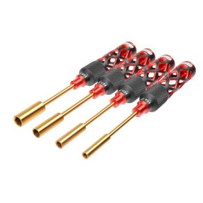Team Corally - Platinum Pro Tools - Nut Driver Set - M2/M3/M4/M5 - 4.0/5.5/7.0/8.0mm - 4 Pcs