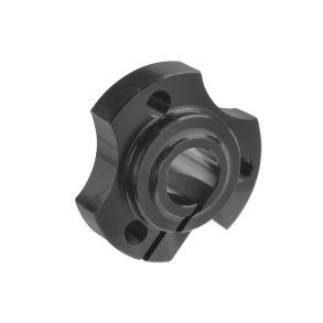 Team Corally - Wheel Hub - Solid Axle - Aluminium - Black - 1 Pc