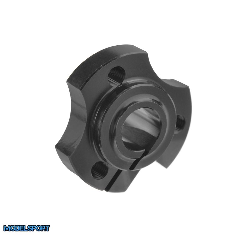 Team Corally - Wheel Hub - Solid Axle - Aluminium - Black - 1 Pc
