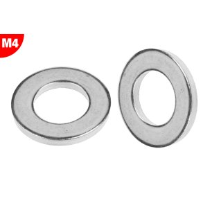 Team Corally - Washer M4 - Galvanized Steel - 10 pcs