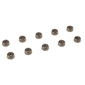Team Corally - Aluminium Washer - for M2 Socket Head Screws - OD=6mm - Gun Metal - 10 pcs