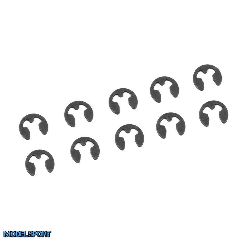 Team Corally - E-Clips Dia. 2.0mm - Thin - 10 pcs