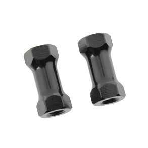 Team Corally - Chassis Post - 12mm - Alu - Aluminium - Black - 2 Pcs