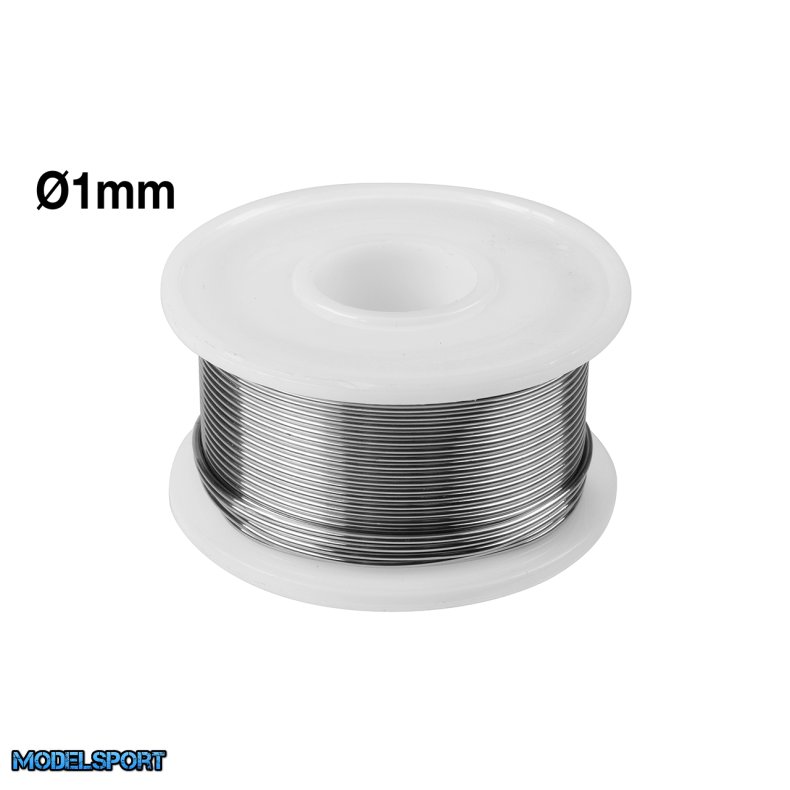 Team Corally - Soldering Tin 63Sn/37Pb 1,2% Flux Diameter 1.0mm - 100gr