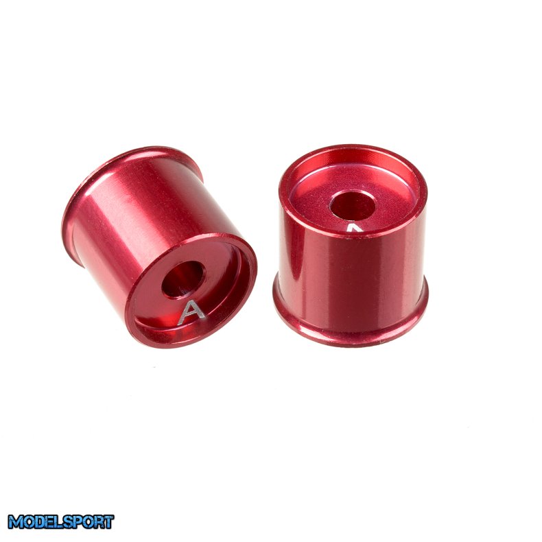 Team Corally - Alum. Lower Arm Cap SSX-10 - A - 0mm - 2 Pcs