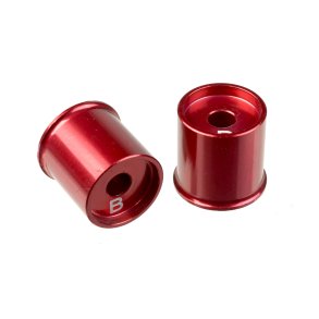 Team Corally - Alum. Lower Arm Cap SSX-10 - B - -1mm - 2 Pcs