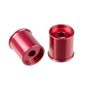 Team Corally - Alum. Lower Arm Cap SSX-10 - C - -2mm - 2 Pcs