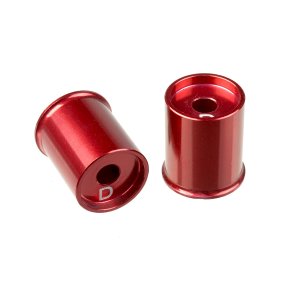 Team Corally - Alum. Lower Arm Cap SSX-10 - D - -3mm - 2 Pcs