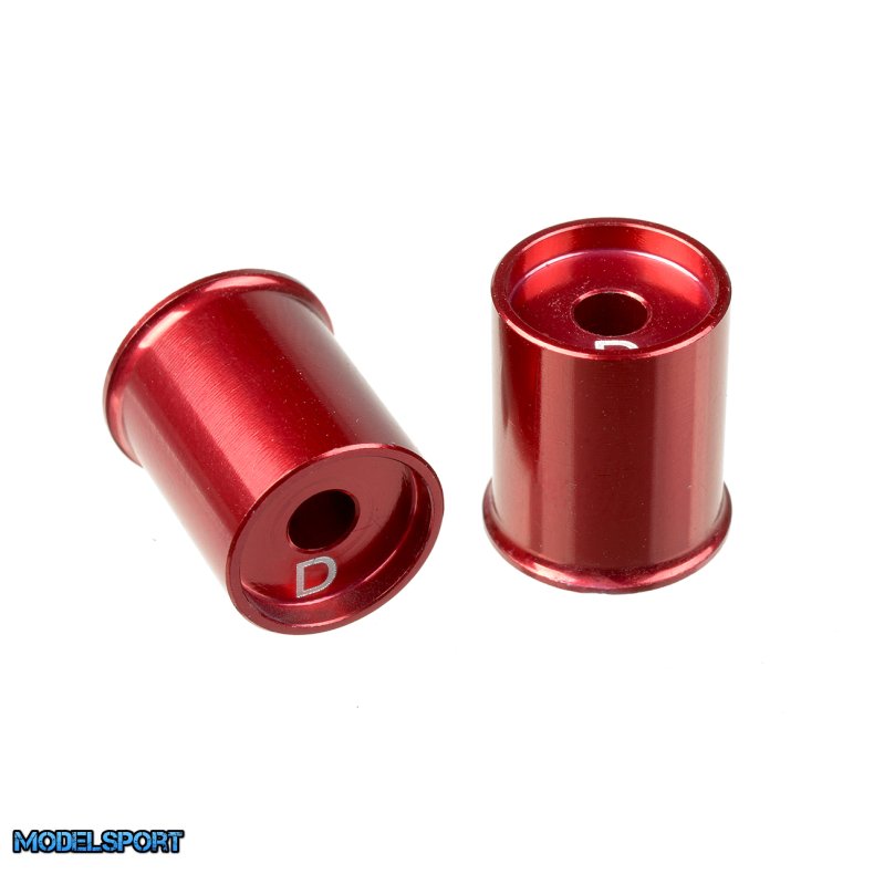 Team Corally - Alum. Lower Arm Cap SSX-10 - D - -3mm - 2 Pcs