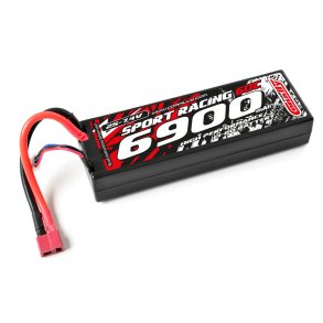 Team Corally - Power Racing 60C - 6900Mah - 2S - 7,4V - T-Plug - Hard Case