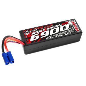 Team Corally - Sport Racing 60C - 6900Mah - 3S - 11,1V - EC-5 - Hard Case