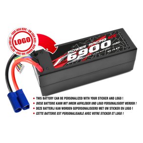 Private Label - Power Racing 60C - 6900Mah - 4S - 14,8V - EC-5 - Hard Case