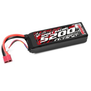 Team Corally - Power Racing 60C - 5200MAH - 2S - 7,4V - T-Plug - Semi-Soft Case