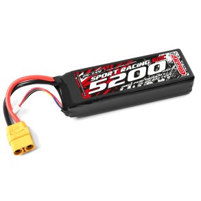 Team Corally - Power Racing 60C - 5200MAH - 2S - 7,4V - XT-90 - Semi-Soft Case