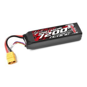 Team Corally - Sport Racing 60C - 7200Mah - 3S - 11,1V - XT-90 - Semi-Soft Case
