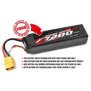 Private Label - Power Racing 60C - 7200Mah - 3S - 11,1V - XT-90 - Semi-Soft Case