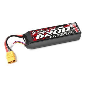 Team Corally - Power Racing 60C - 6200Mah - 4S - 14,8V - XT-90 - Semi-Soft Case