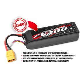 Private Label - Power Racing 60C - 6200Mah - 4S - 14,8V - XT-90 - Semi-Soft Case