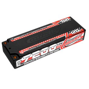 Team Corally - Voltax 120C LiPo Battery - 7200mAh - 7.4V - Stick 2S - 4mm Bullit