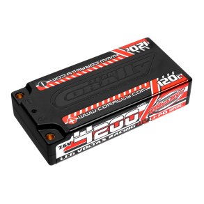 Team Corally - Voltax 120C LiPo HV Battery - 4200 mAh - 7.6V - LCG Shorty 2S - 4mm Bullit
