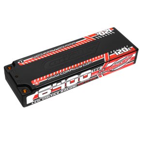Team Corally - Voltax 120C LiPo HV Battery - 6400 mAh - 7.6V - LCG Stick 2S - 4mm Bullit