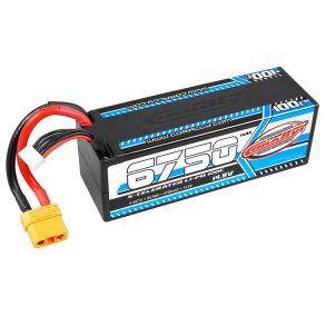 Team Corally - X-Celerated 100C LiPo Battery - 6750 mAh - 14.8V - Stick 4S - Hard Wire - XT90