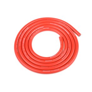 Team Corally - Ultra V+ Silicone Wire - Super Flexible - Red - 12AWG - 1731 / 0.05 Strands - OD� 4.5mm - 1m