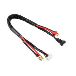 Team Corally - Charge/Balance Lead - T-Plug 4S - Charger 6S XH Connector - 4S XH Connector - 14 AWG ULTRA V+ Silicone Wire - 30cm - 1 pc