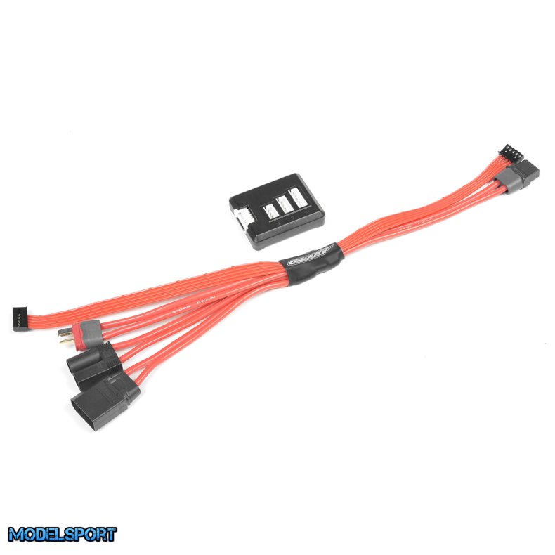 Team Corally - Multi Charge / Balance Lead - 3in1 - XT-90 - EC-5 - T-Plug - 4S Balance Board
