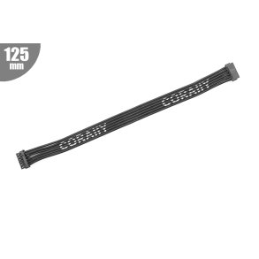 Team Corally - High Flex Flat Sensor Wire - 125mm - Silver Plated Terminal