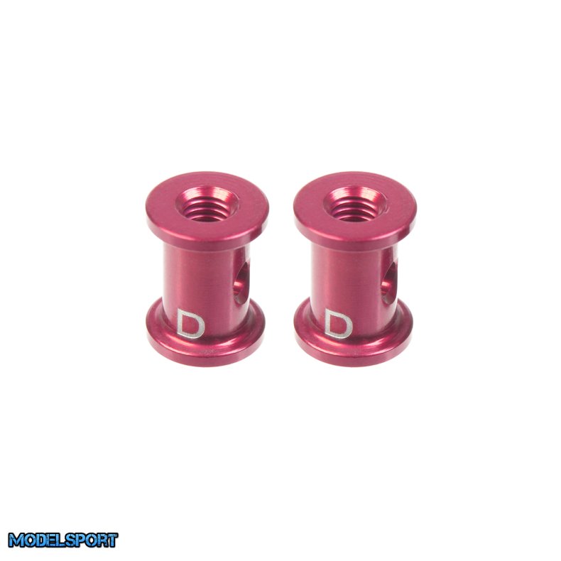 Team Corally - Alum. Spacer Holder - D - 9mm - 2 Pcs