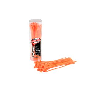 Team Corally - Strap-it - Cable Tie Raps - Orange - 2.5x100mm - 50 pcs