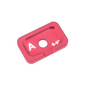 Team Corally - Alum. Caster Adjustment Plate FSX10 - A - 6&deg; - 9&deg; - 1 Pc