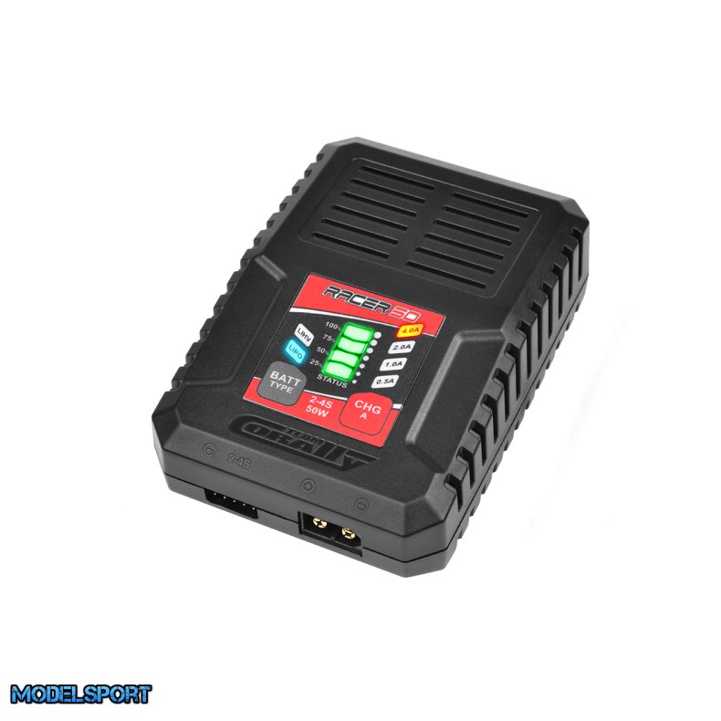 Team Corally - Racer 50 - AC Charger - 2-4S Li-po - 50W - UK Version
