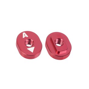 Team Corally - Alum. Excentric Camber Nut - A - 1&deg; - 2 Pcs