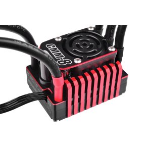 Team Corally - CMM-8 Racing Controller - 2-4S - 240A - BEC 6-7.4V 8A - Sensored-Sensorless - Black - Red Color