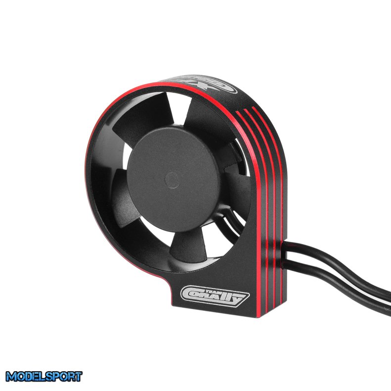 Team Corally - Ultra High Speed Cooling Fan XF-30 w/BEC connector - 30mm - Black - Red