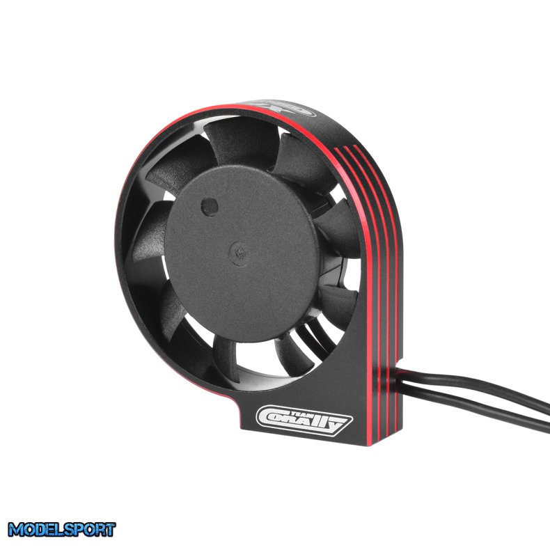 Team Corally - Ultra High Speed Cooling Fan XF-40 w/BEC connector - 40mm - Black - Red