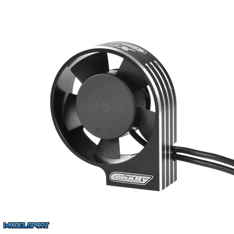 Team Corally - Ultra High Speed Cooling Fan XF-40 w/BEC connector - 40mm - Black - Silver
