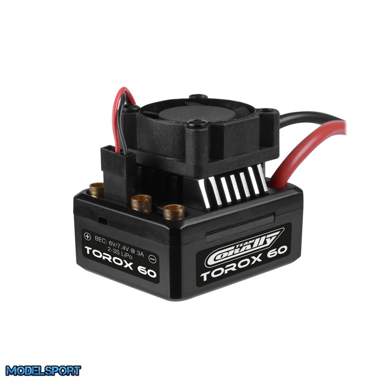 Team Corally - Speed Controller - TOROX 60 - Brushless - 2-3S