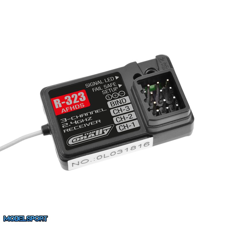 Team Corally - R-323 AFHDS 3-Channel Receiver - 2.4GHZ Digital Radio Control System