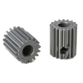 Team Corally - 64 DP Pinion - Short - Hard Anodised AL7075 - 17 Teeth - Shaft Dia. 3.17mm