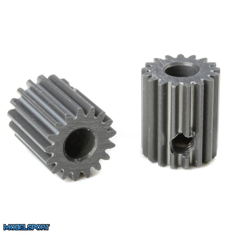 Team Corally - 64 DP Pinion - Short - Hard Anodised AL7075 - 17 Teeth - Shaft Dia. 3.17mm